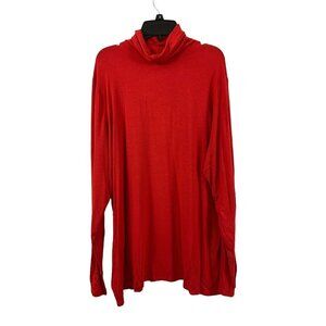 Investments II Decadent Red Turtle Neck Top